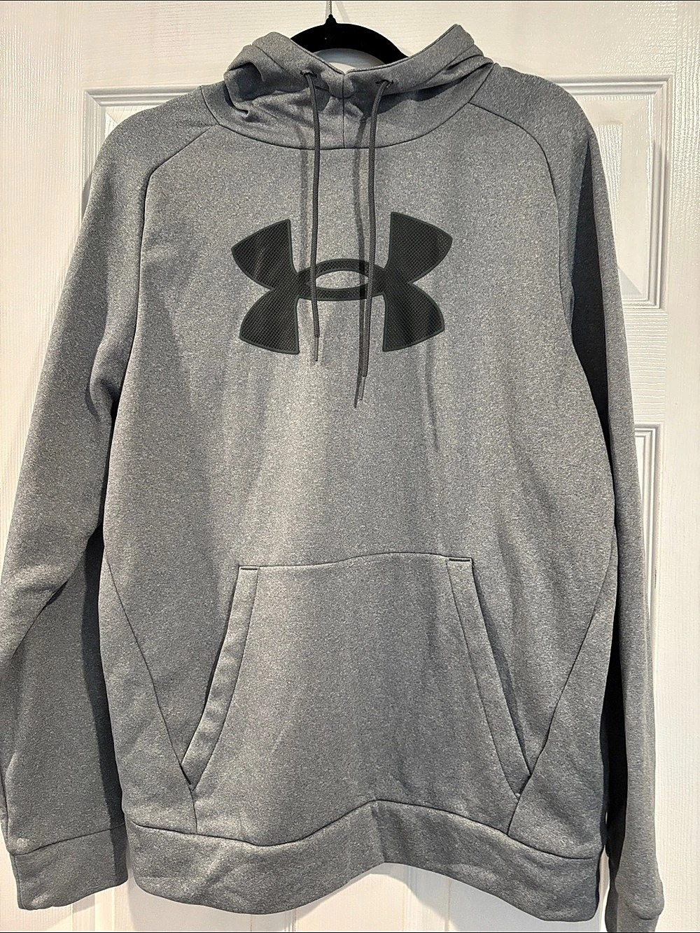 Under Armour Fleece Big Logo Hoodie Men's Gray Medium